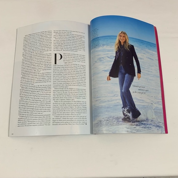 Bazaar Harper’s Gwyneth Paltrow “New Loves& Old Flames” Issue Feb 2020 Magazine - Picture 4 of 7